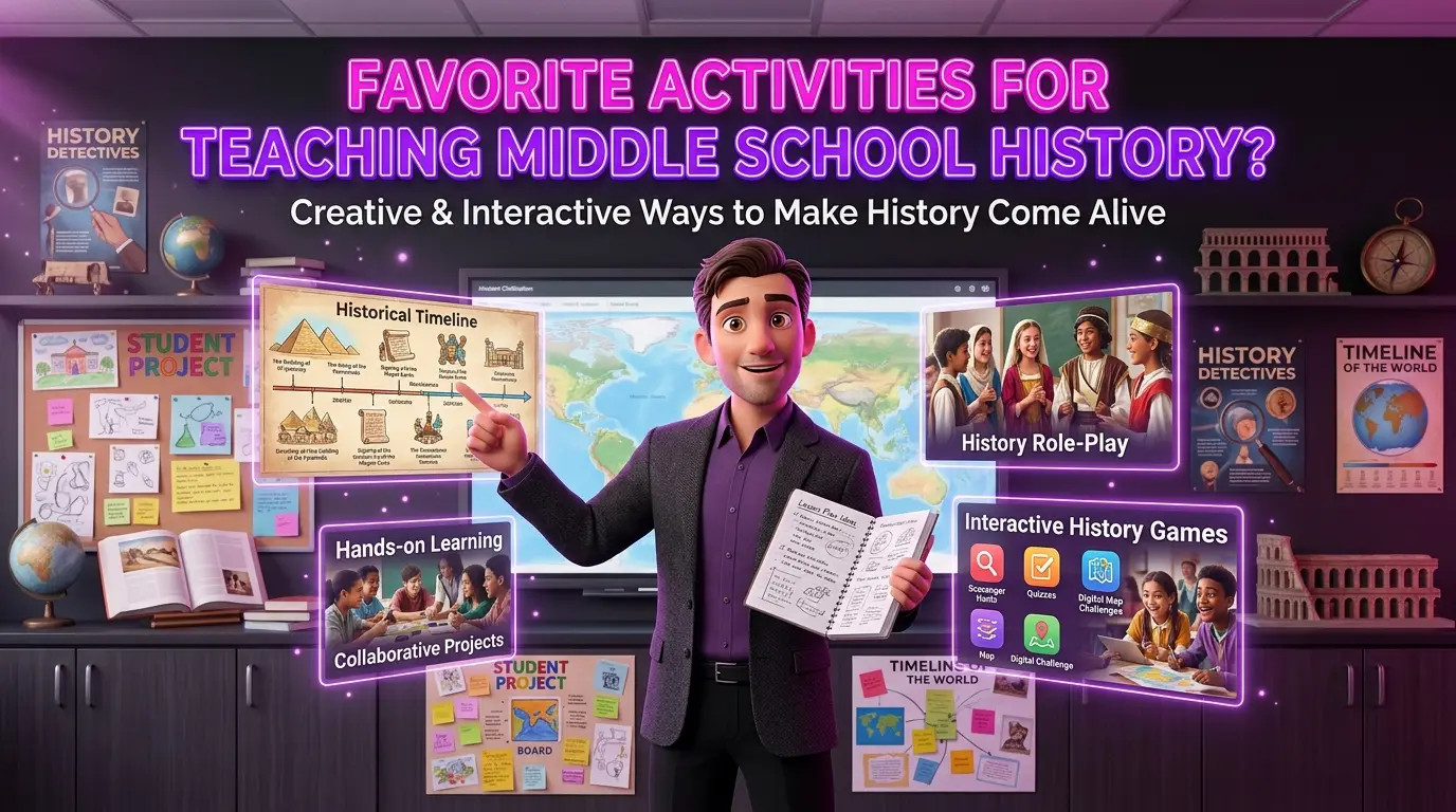 Favorite Activities for Teaching Middle School History That Build Historical Thinking
