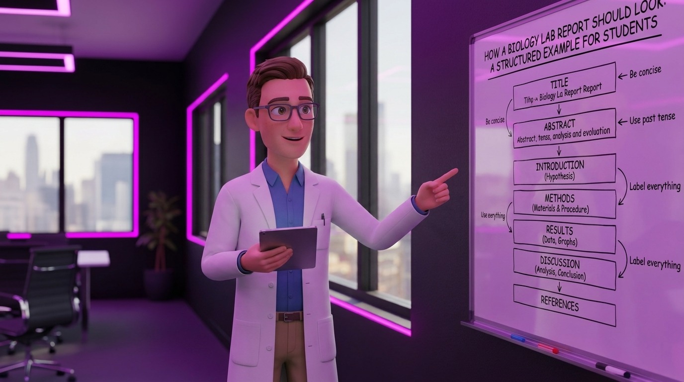 How a Biology Lab Report Should Look: A Structured Example for Students