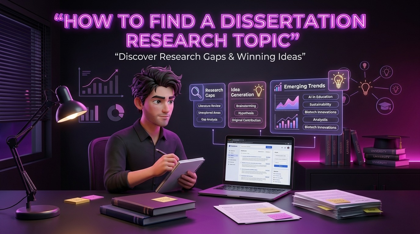 How To Find A Dissertation Research Topic That Fits Your Field and Degree